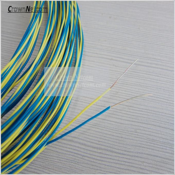 Telephone Jumper Wires 0.5mm PVC Jacket Blue/Yellow Red/White Bare