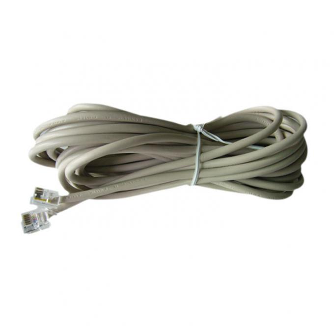 RJ11 Telephone Cable Bare Copper 6P4C Flat Telephone Wires