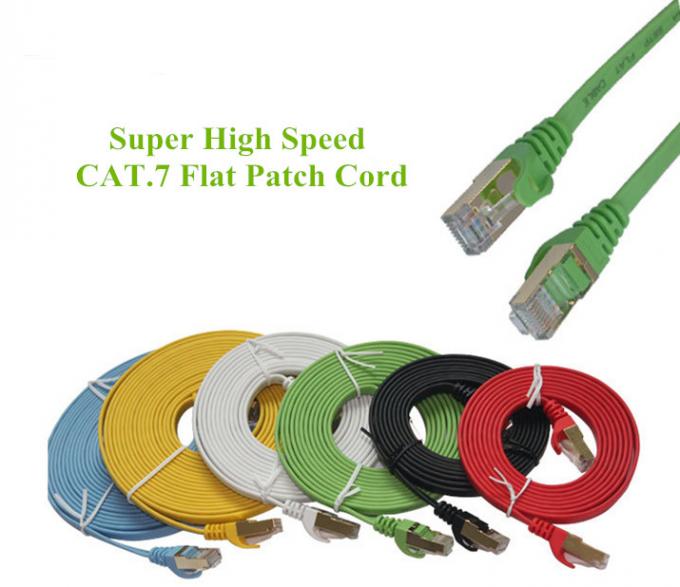 Category 7 Patch Cord RJ45 26AWG Copper Cat7 Patch Cables SSTP Cat7