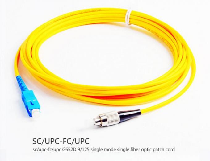 LC SC ST FC SM Fiber Patch Cords UL RoHS Optical Fiber Patch