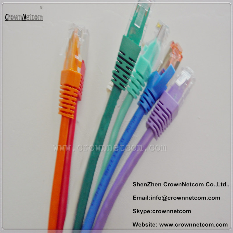8 Colors UTP RJ45 Cat6 Patch Cable 26AWG Stranded Copper With