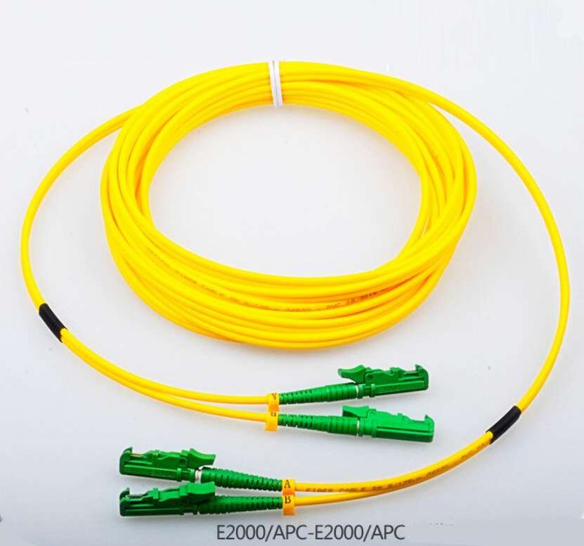 RoHs Standard E2000/APCFC SC Fiber Patch Cords SM Duplex Fiber