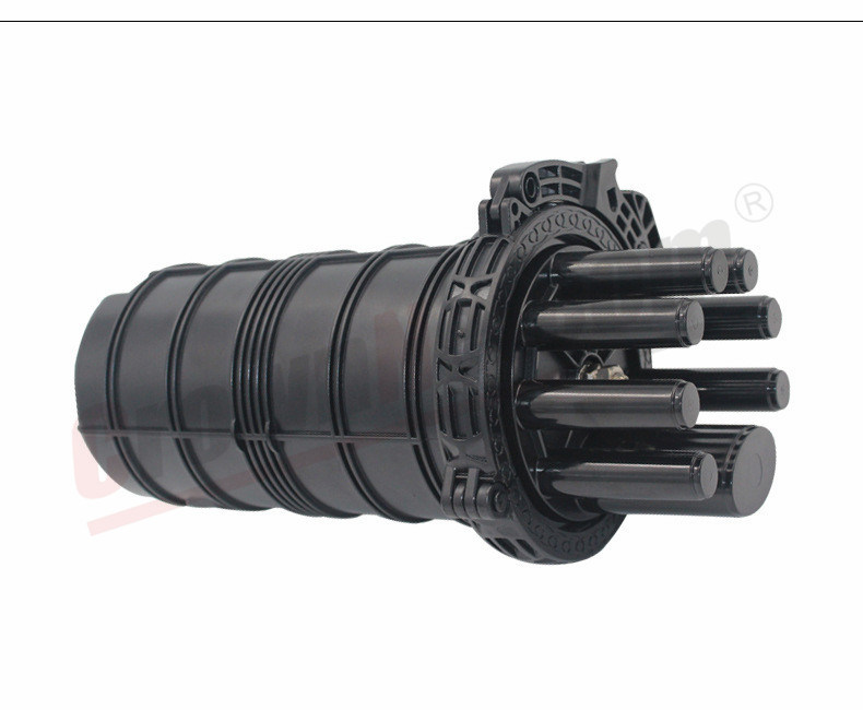 Vertical 24 Cores Optical Fiber Splice Closure Waterproof Fiber Cable