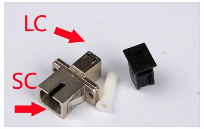 Telecom Class Professional Optical Fiber Zinc Alloy LC SC Adapters Metal SC LC Couplers Optic 