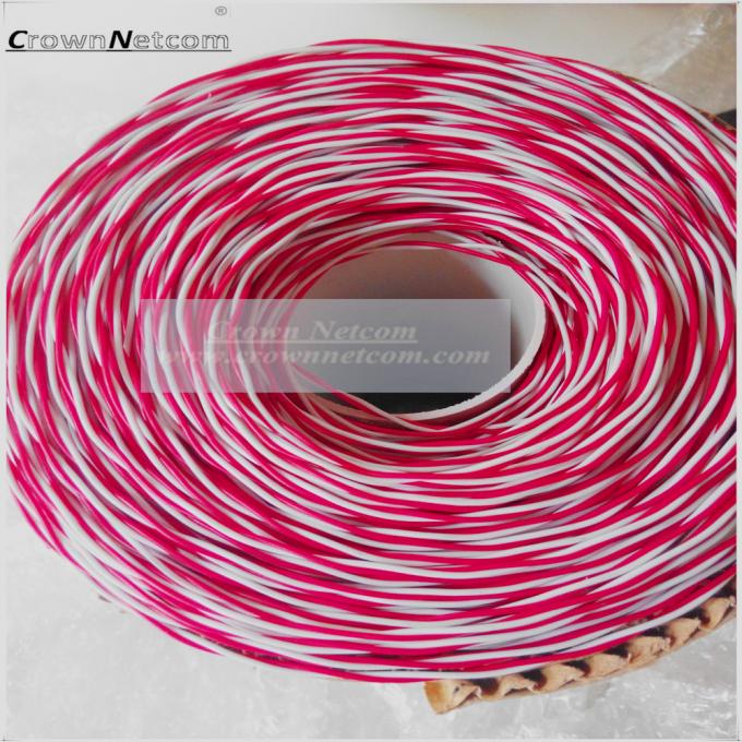 Cat3 Jumper Wire 0.5mm PVC Jacket Blue/Yellow Red/White Bare Copper