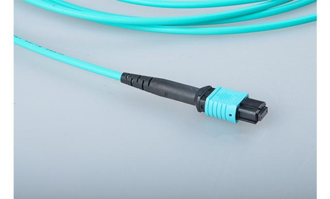 MM OM3 MPO Fiber Patch Cord Multimode 24Core MPO Optical Fiber Jumper