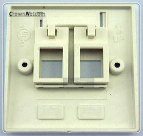 Dual port RJ45 Face Plate 2ports Network Face Avant For Networking system