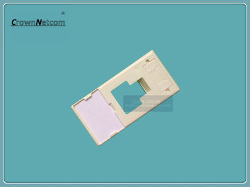 France FACE PLATE 22.5X45 1 Port for one-click k6 jack for RJ45 Cabling