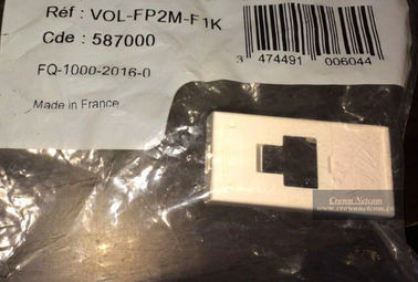 France FACE PLATE 22.5X45 1 Port for one-click k6 jack for RJ45 Cabling