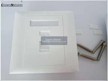 Single Port Network 86X86 Type RJ45 Faceplates For Network Keystone Jacks 1port faceplates