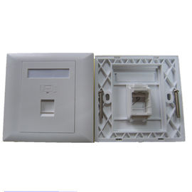 Single Port Network 86X86 Type RJ45 Faceplates For Network Keystone Jacks 1port faceplates