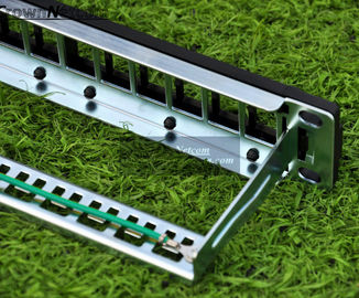 12ports blank patch panel for cat.5e/cat.6 keystone modules 10" Inch Rack Mount Panels