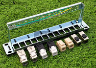 12ports blank patch panel for cat.5e/cat.6 keystone modules 10" Inch Rack Mount Panels