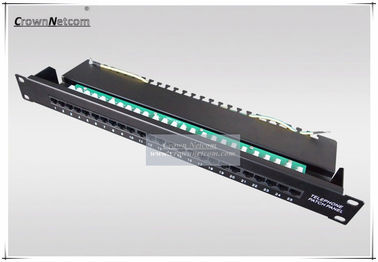 cat3 50port patch panel high quality UTP 50Ports vioce patch Panel with keystone jacks RJ11 Category 3 Data Voice Panel