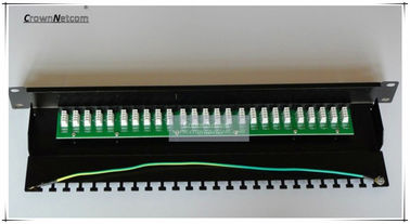 cat3 50port patch panel high quality UTP 50Ports vioce patch Panel with keystone jacks RJ11 Category 3 Data Voice Panel