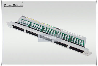 cat3 50port patch panel high quality UTP 50Ports vioce patch Panel with keystone jacks RJ11 Category 3 Data Voice Panel