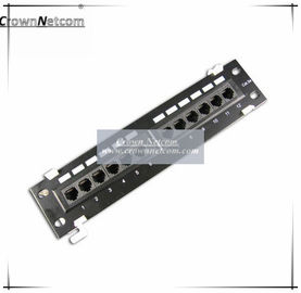 Network 10 inch mini patch panel Cat5e 12ports patch panel wall mount & rack mount Fluke-Pass Category 5e Patch Panels