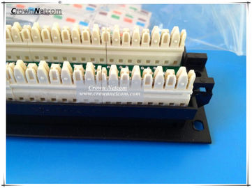 Network 6Port mini patch panel Cat5e 6ports patch panel FLUKE Test RJ45 Category 5e Mini Patch panels