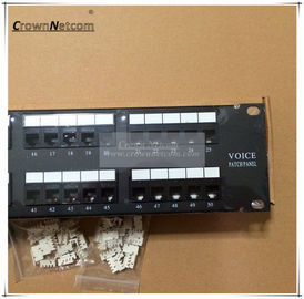 110 Type Voice Data Patch Panel 50Port Patch panel Telephone Voice Data Patch panels