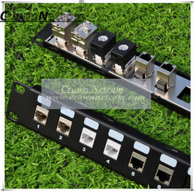 16 Ports Unloaded Keystone Blank Patch Panel Cable Faceplate 16port patch panels