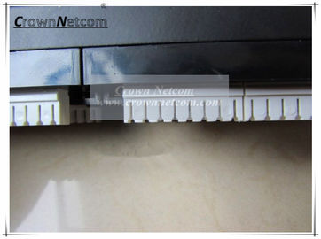 Telecom Cat5e 24Port Patch Panel UTP Project Patch Panel With Support Bar Pass Fluke Test Category 5e RJ45 Patch Panels