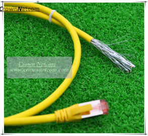 RJ45 LSZH/LOSH Cat6A SSTP Patch Cord 6 Colors 2Meter Cat6A Patch Cable Shielded Patch Lead