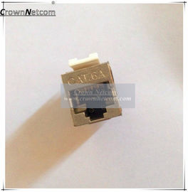 keystone jack cat6A shieldedd RJ45 jack network modular good quality modular 180 degree