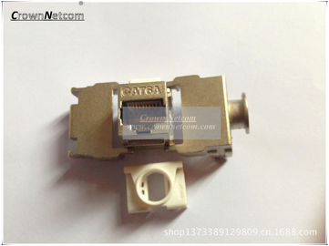 keystone jack cat6A shieldedd RJ45 jack network modular good quality modular 180 degree