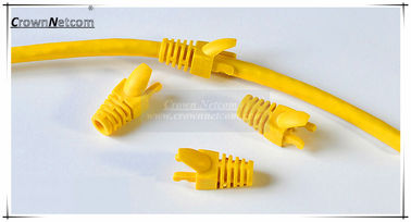 9 Colors PVC Cable Boots Caps for Network CAT5e/6 RJ45 cable plug with Latch protection