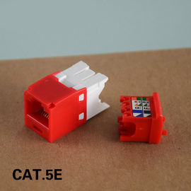 UTP Cat5e RJ45 Keystone Jack 180 Degree Category 5e Network Modular Jacks 5 Colors