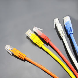 Network RJ45 Cat5e Patch Cord Bare Copper 7X0.12MM Stranded Patch Cables 5 Colors Patch Le