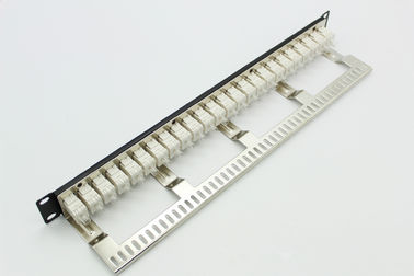 Network Cat6 Modular Patch Panel 24Port RJ45 Patch Panels With Keystone Jacks Fluke Pass Category 6 Pach Panels