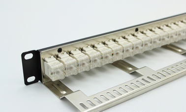 Network Cat6 Modular Patch Panel 24Port RJ45 Patch Panels With Keystone Jacks Fluke Pass Category 6 Pach Panels