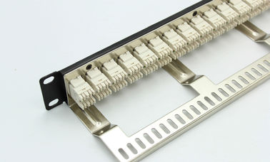 Network Cat6 Modular Patch Panel 24Port RJ45 Patch Panels With Keystone Jacks Fluke Pass Category 6 Pach Panels