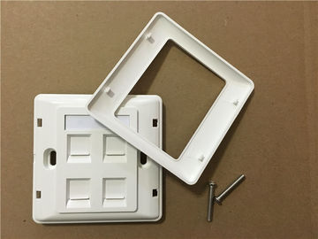 86x86 AMP Type 4Port RJ45 Face Plates Network Information Outlet Faceplate for RJ45 Cabling