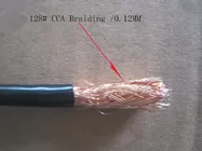 Cat5e STP Cable AL-FOIL Shielded Layer CCA Braiding Solid Copper Conductor 24AWG Twisted Pair Cables