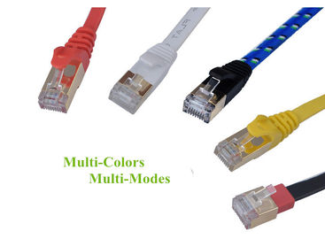 Network RJ45 8P8C Stranded Flat Patch Cord Copper Computer Wires Cat6 RJ45 Patch Cables