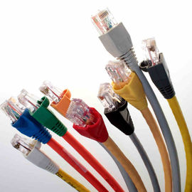 RJ45 Cat5e Patch Cords STP 26AWG Stranded Copper With Different Lengths & Colors Cat5 Kably