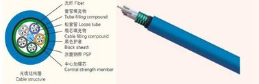 Singlemode 48core Mining Flame-Retareant Fiber Optic Cable Cable de fibra minera