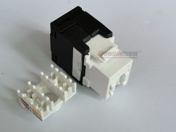 10GB UTP Cat 6a Keystone Jacks RJ45 RoHS Tool Free Cat 6a ABS LSOH Shell 15U Network Modular Jack Category 6a Modules