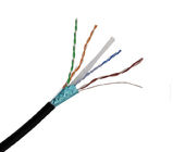 Cat6 FTP Outdoor Cable 23AWG Copper Category 6 Waterproof Exterior Network Cable Black External Cables