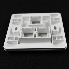 3 Ports Network 86X86 Type  RJ45 Faceplates For Network Keystone Jacks UK Type Face plate