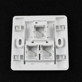 3 Ports Network 86X86 Type  RJ45 Faceplates For Network Keystone Jacks UK Type Face plate