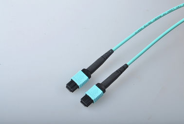 MM OM3 MPO Fiber Patch Cord  Multimode 24Core MPO Optical Fiber Jumper