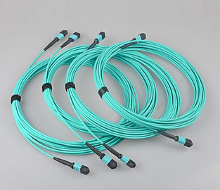 MM OM3 MPO Fiber Patch Cord  Multimode 24Core MPO Optical Fiber Jumper