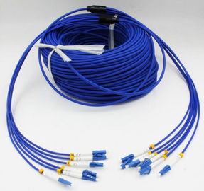 Telecom Standard Rodent-Resistance SM LC-LC Armored Fiber Patch Cords Blue 4Core 6Core Fiber Jumper