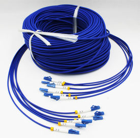 Telecom Standard Rodent-Resistance SM LC-LC Armored Fiber Patch Cords Blue 4Core 6Core Fiber Jumper