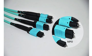 Telecom Standard MPO-LC MM OM3 Fiber Patch Cord 8 Cores Fiber Jumpers