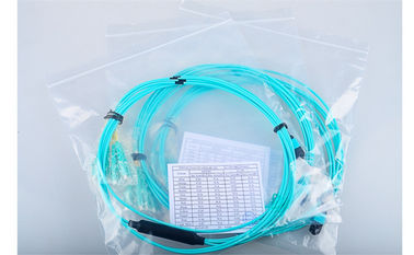 Telecom Standard MPO-LC MM OM3 Fiber Patch Cord 8 Cores Fiber Jumpers