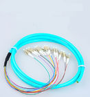 Telecom Standard LC Pigtails LC/UPC OM3 Fiber Patch Cords 50/125 12Cores 1.5M Fiber Pigtails ST 12 Core Patch Cables